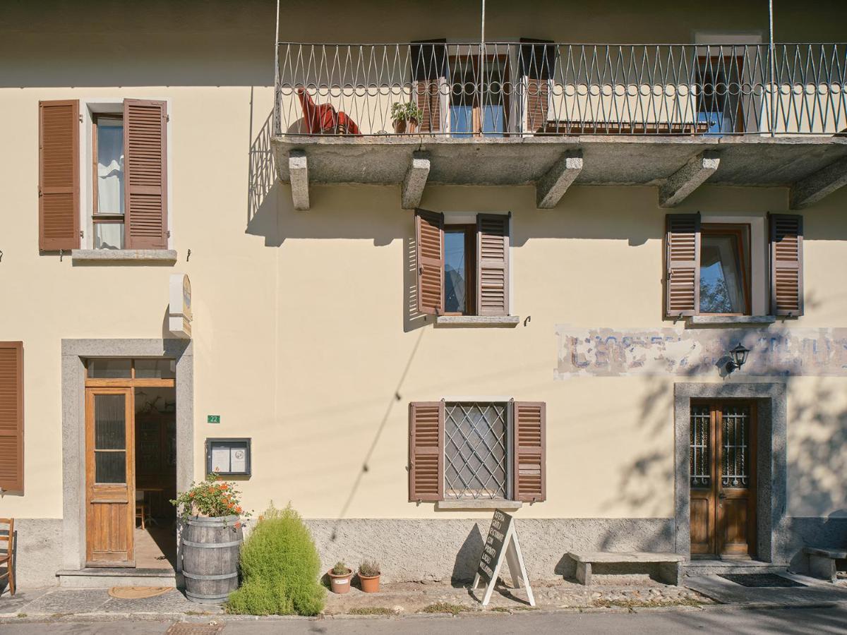 Osteria Grütli con alloggio Borgnone Exterior foto