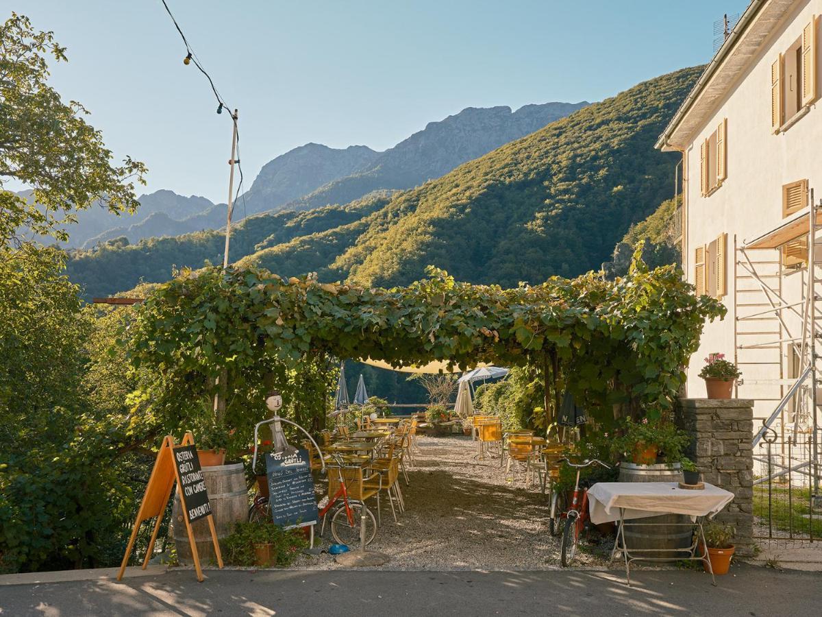 Osteria Grütli con alloggio Borgnone Exterior foto